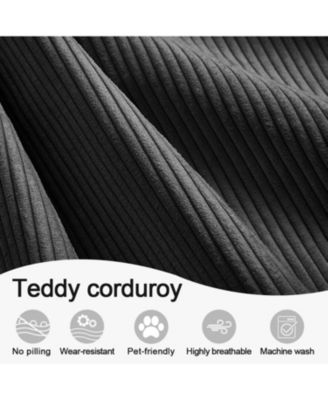 Modular sofa convertible pudding block sofa bed with armrests