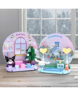 Sanrio Hello Kitty and Friends Holiday Collection Cute Building Block Set Fan Gift, Birthday, Stress Relief, Party Favor, Collectible Toy