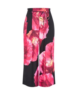 Plus Size Shania Floral Print Wide Leg Pant