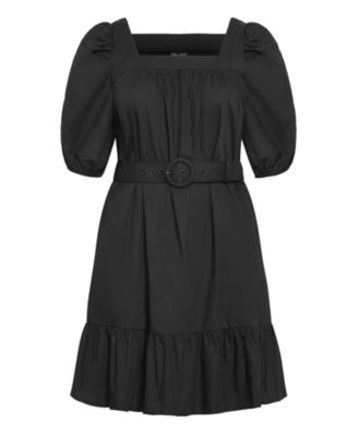 Women's Black Ruffle Dresses | Macy's