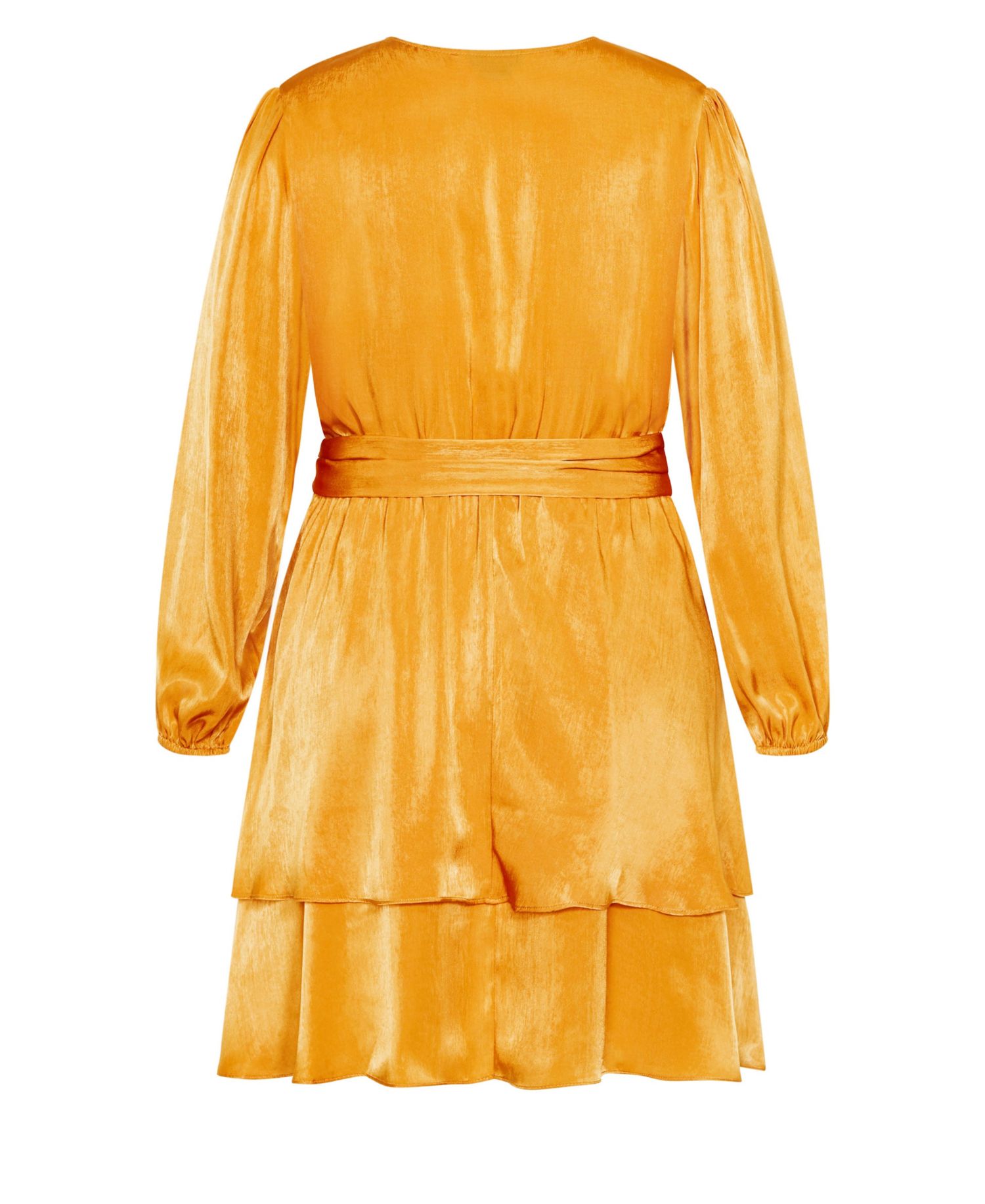 Plus Size Twisted Ruffle Dress