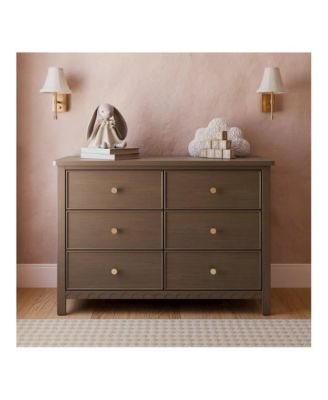 Sasha 6 Drawer Dresser - Hazelnut