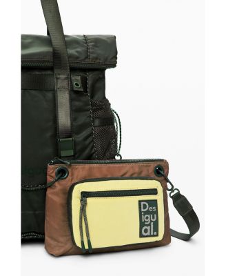 Women's Waxed two-tone voyager backpack