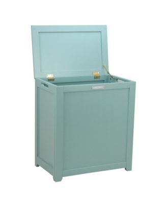 Storage Laundry Hamper, Turquoise