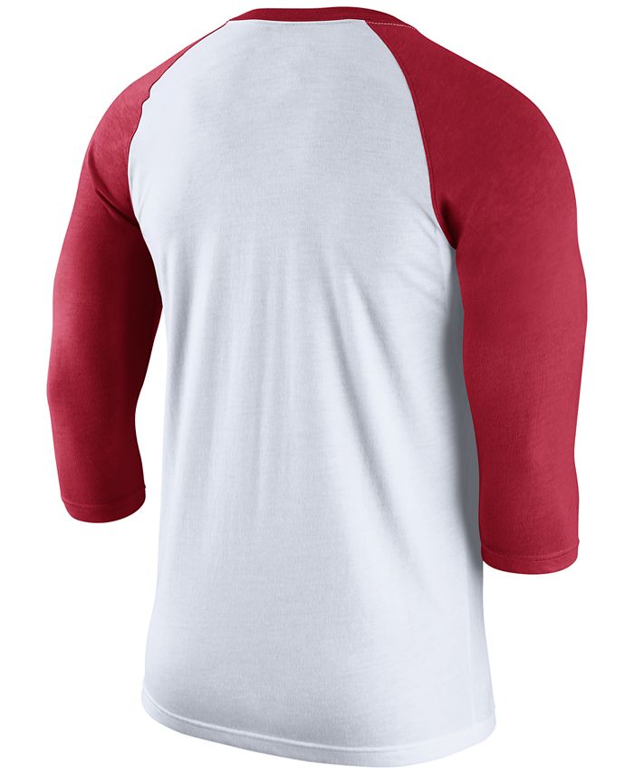 Nike Men's Cincinnati Reds Wordmark Raglan T-Shirt - Macy's