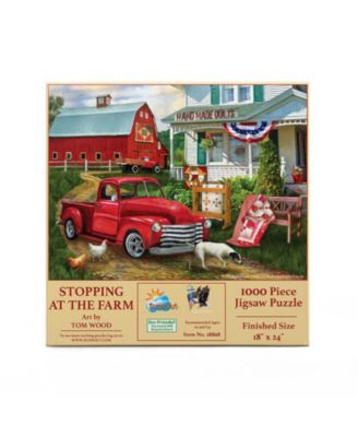 Stopping at the Farm 500 piece Jigsaw Puzzle