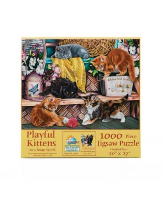 Playful Kittens 1000 piece Jigsaw Puzzle for Adults