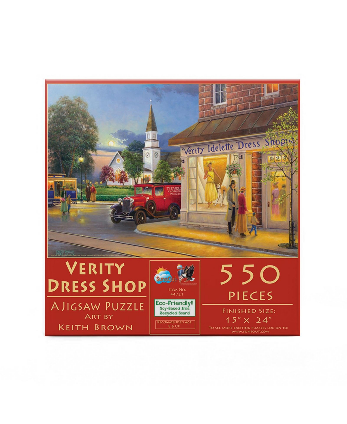 SunsOut Verity Dress Shop 550 piece Jigsaw Puzzle for Adults