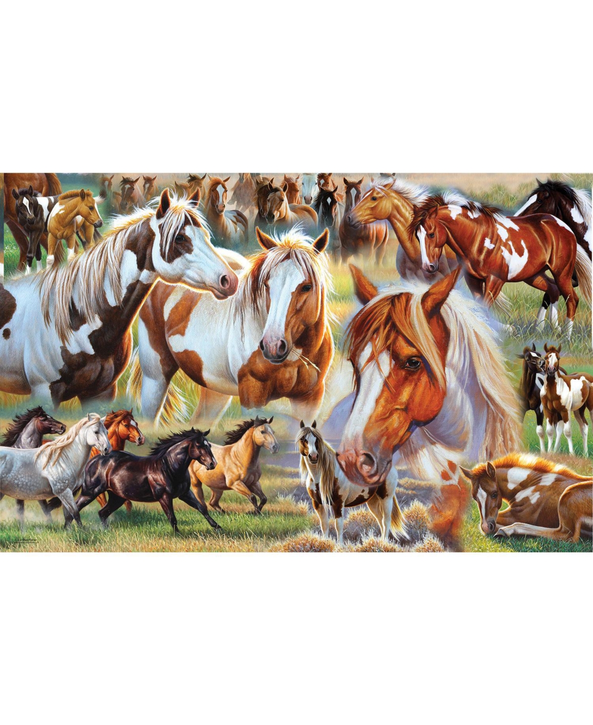 SunsOut Horse Stampede 1000 piece Jigsaw Puzzle for Adults