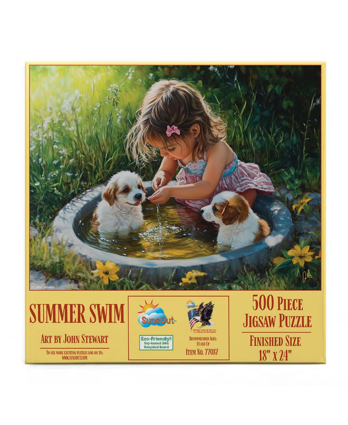 SunsOut Summer Swim 500 piece Jigsaw Puzzle