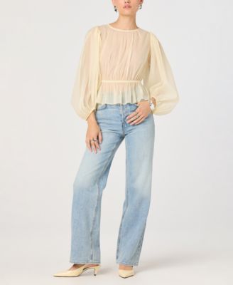 Women's Crewneck Long-Sleeve Top