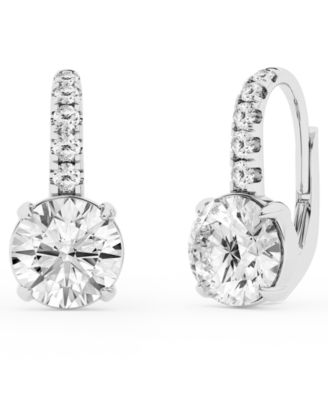Lab Grown Diamond Earrings (3-1/2 ct. t.w.) in 14k White Gold