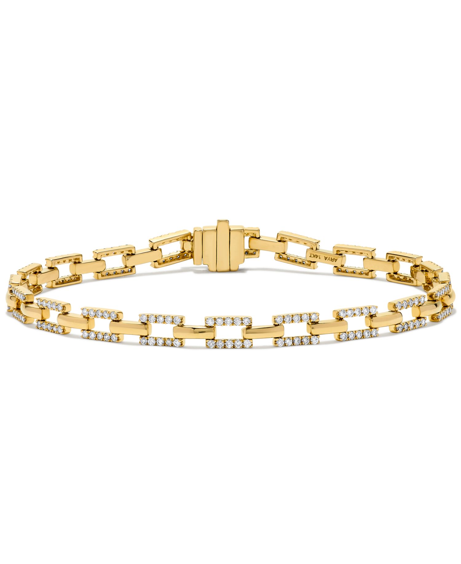 Diamond Bracelet (1-1/2 ct. t.w.) in 14k Yellow Gold