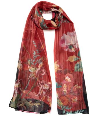 Scatter Floral Oblong Scarf