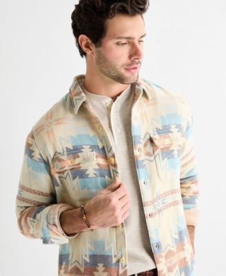 Men's Jacquard Utility Shirt