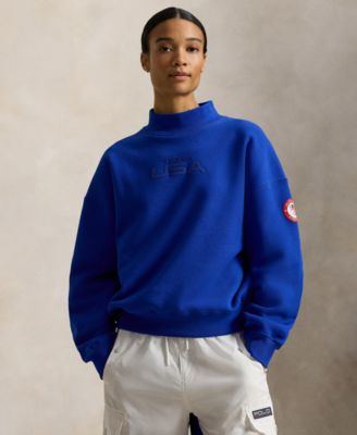 Women's Mock Neck Pull-On Sweatshirt