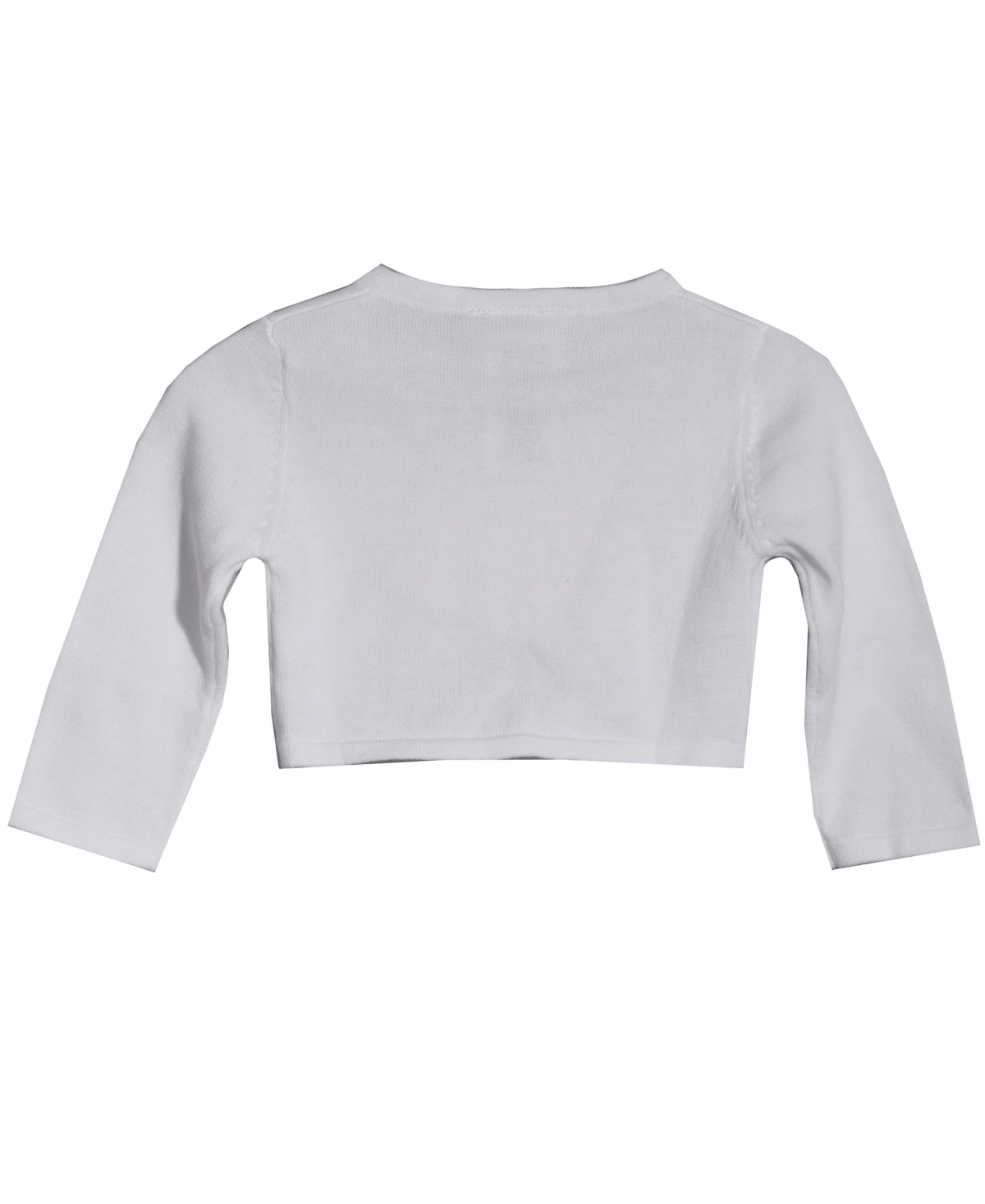 Bonnie Baby Girls' Embroidered Round Neck Sweater