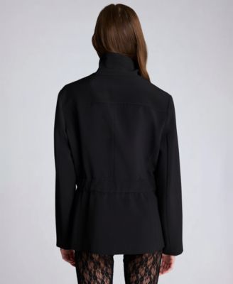 Women's Notch Collar Vision Twill Belted Jacket