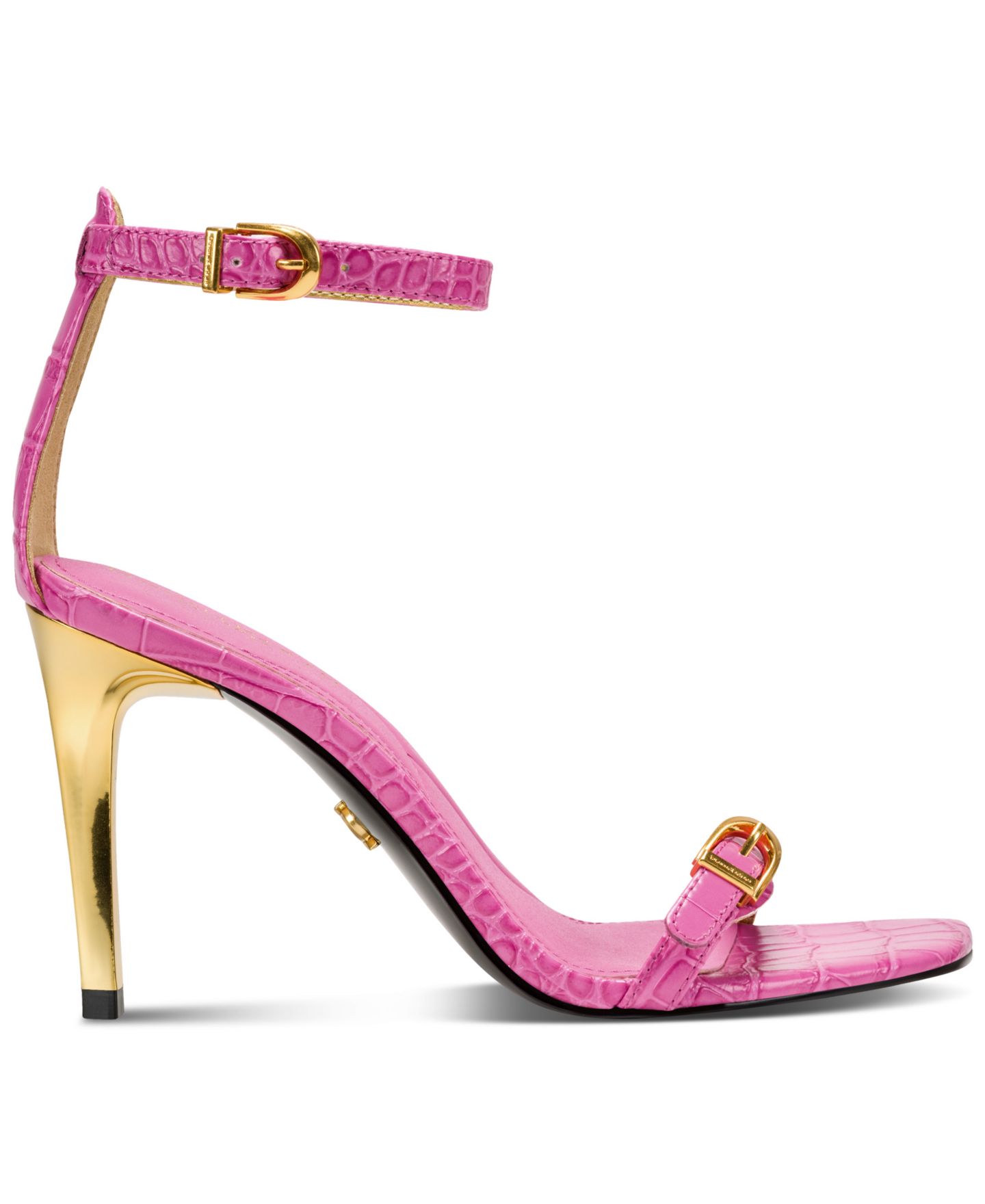 Женские сандалии Donna Karan New York Pryce Buckle Ankle-Strap Dress Sandals, цвет: Bimini — фото 2