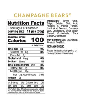 Valentine's Day Cheers To Love - Champagne Bears Candy Cube Kit, 3 Pieces