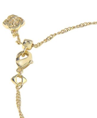 Opalescent Resin and Cubic Zirconia Ari Heart Arrow Tennis Bracelet