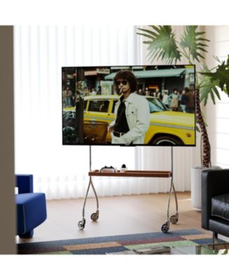 Antique Brown Movable TV Stand