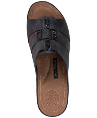 Women's Monte Embellished Wedge Sandals