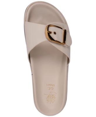 Women's Basel Buckle Slide Footbed Sandals