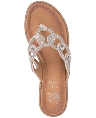 Women's Vania Chain Link Thong Flat Sandals