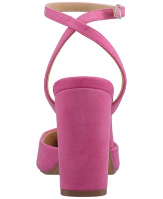 Women's Tyyra Ankle Strap Block Heel Pumps