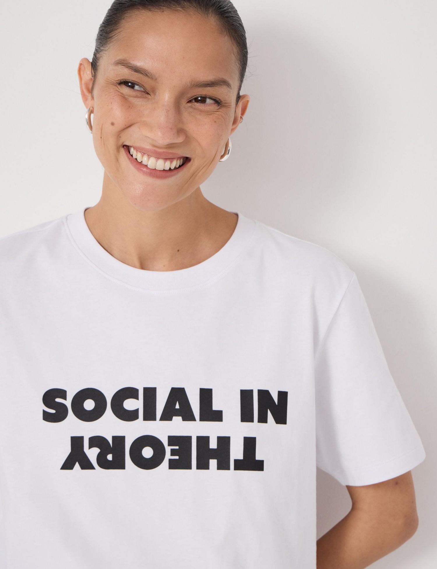 Women's Social In Theory Graphic T-Shirt
