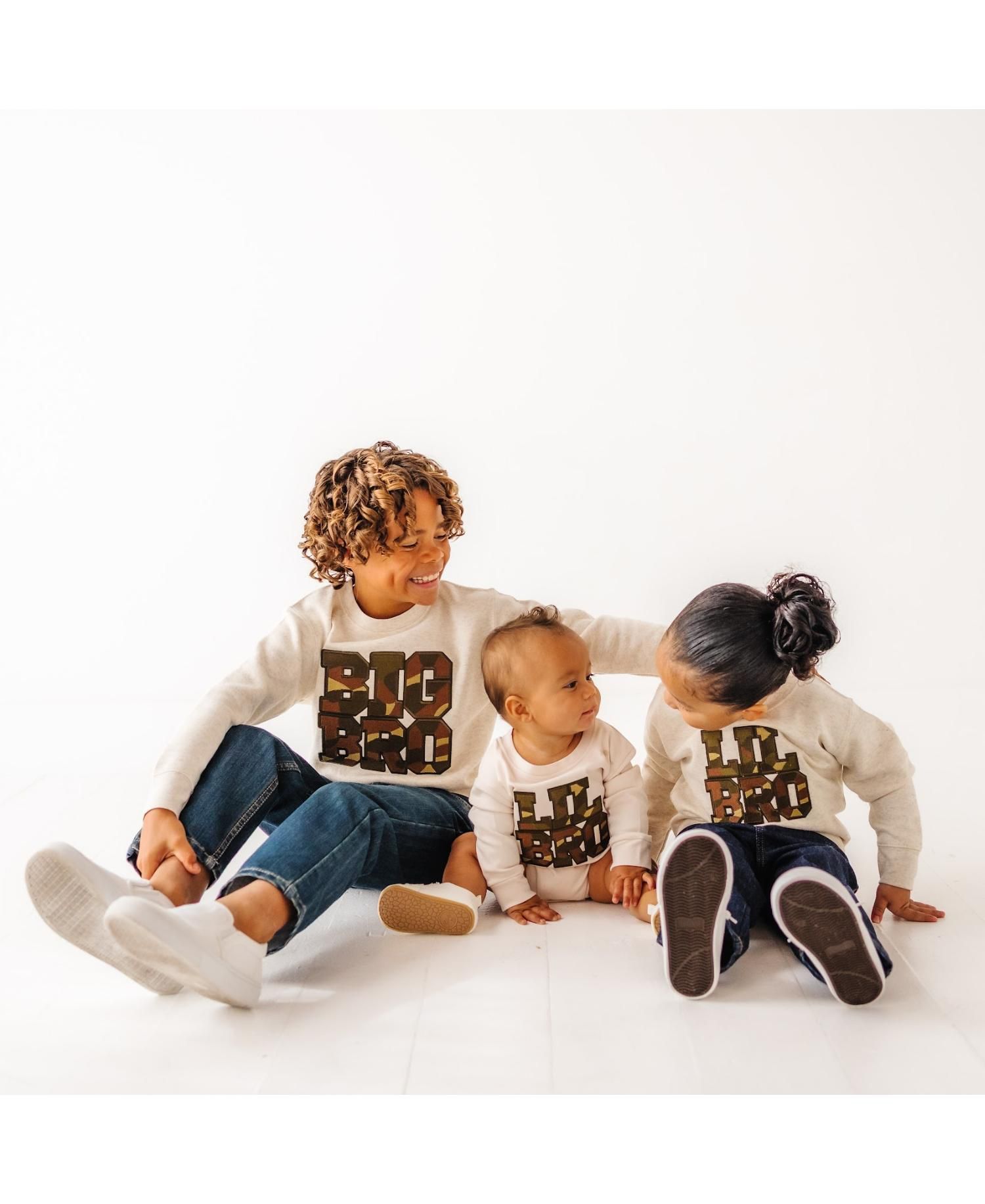 Boys Bro Camo Patch Sweatshirt