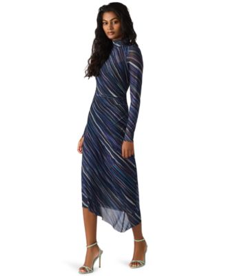 Women's Blare Mock Neck Bodycon Midi Dress