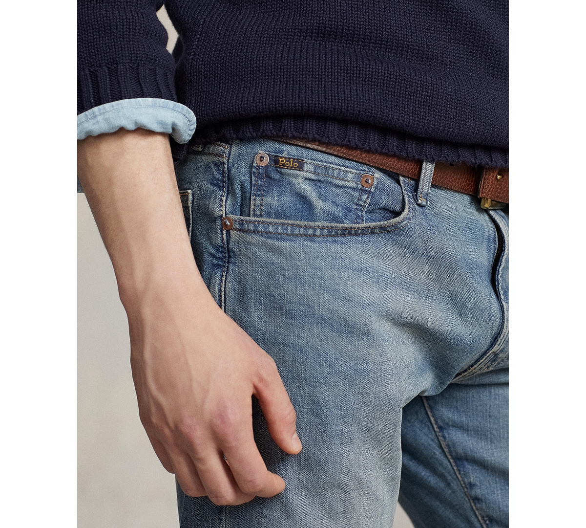 Polo Ralph Lauren Men's Hampton Relaxed Straight Jeans