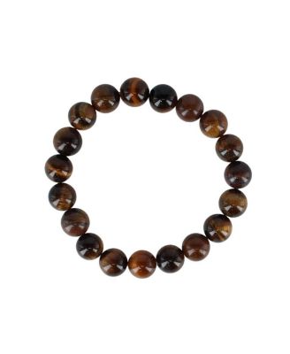 Raja Tiger Eye Stretch Beaded Bracelet