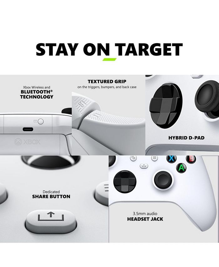 Xbox Wireless Controller for Xbox Series X|S, Xbox One, Windows PC, Android, and iOS - Robot White - White missing joystick ?️