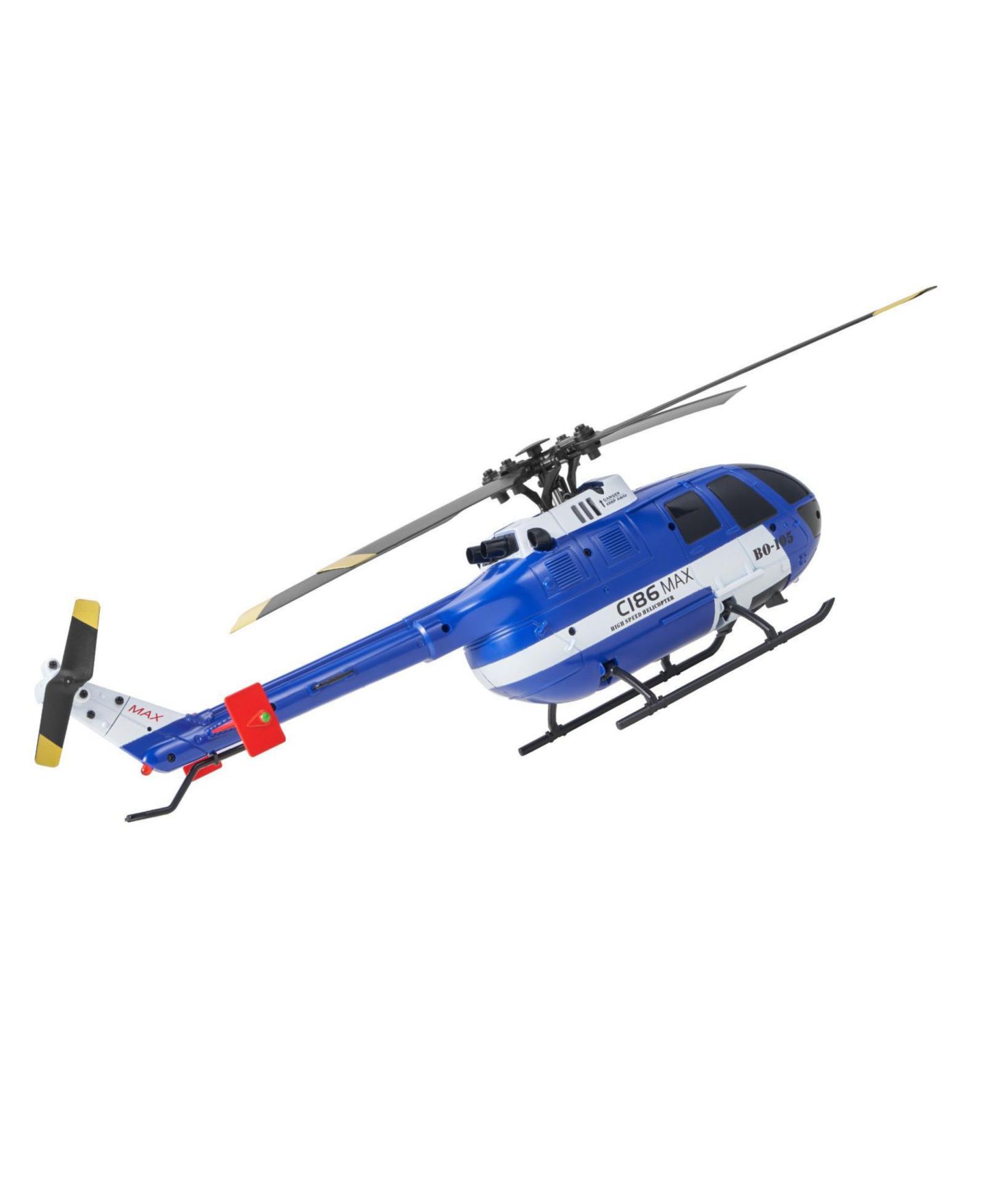 Детская игрушка HONGGE One Key Takeoff Altitude Hold Night Flight Remote Control Helicopter, цвет: Синий — фото 10