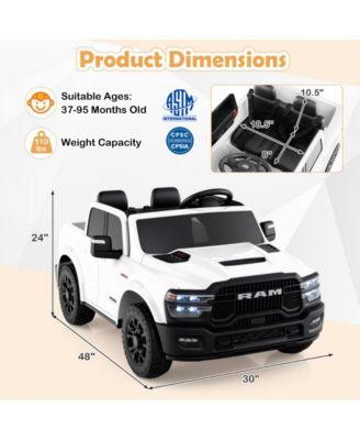 24V Two Seater Ride On Truck with Remote and Music