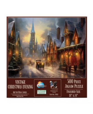 Vintage Christmas Evening 500 piece Jigsaw Puzzle for Adults Christmas