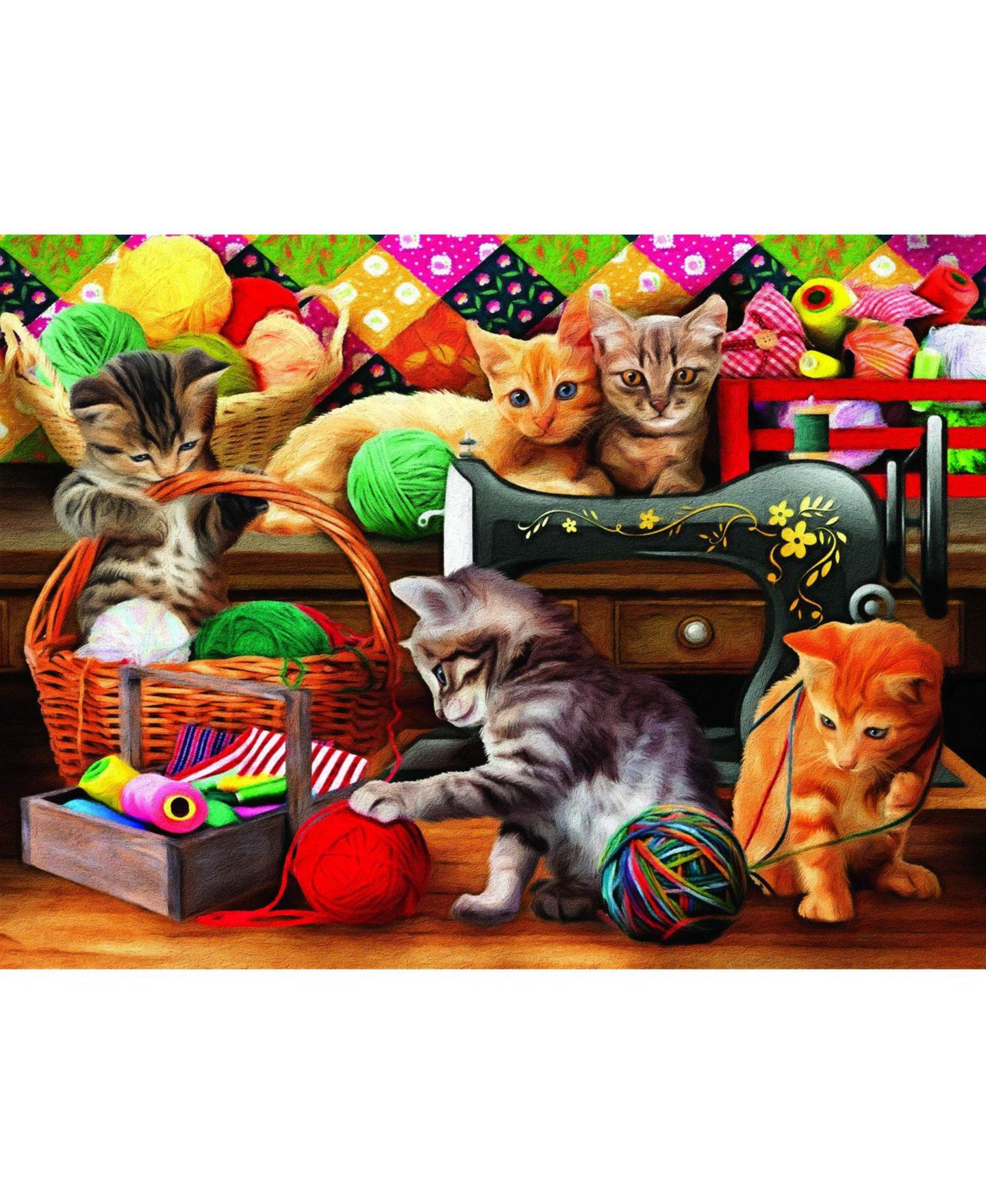 Пазл SunsOut Fun in the Craft Room 1000 piece Jigsaw Puzzle for Adults — фото 4