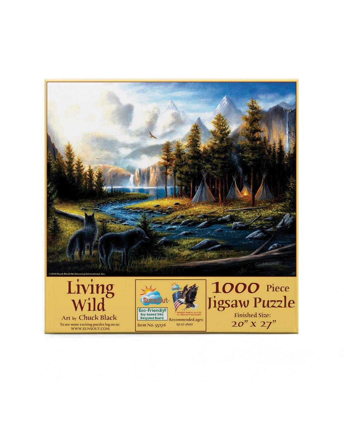 SunsOut Living Wild 1000 piece Jigsaw Puzzle for Adults