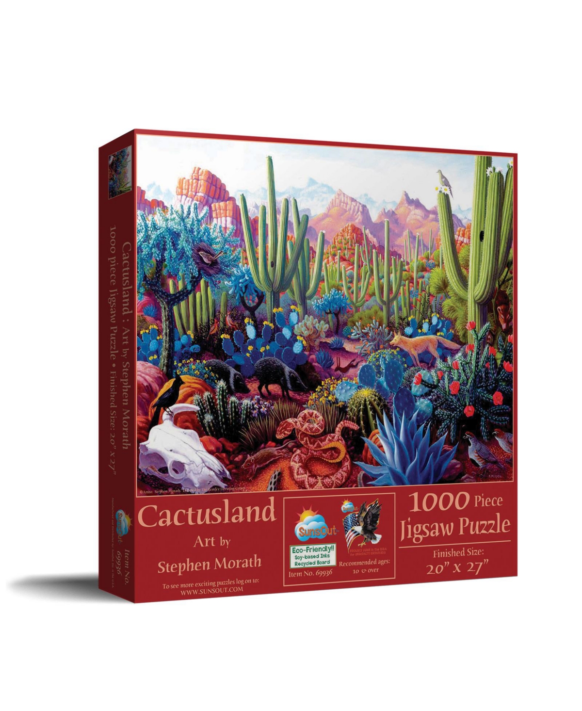 SunsOut Cactusland 1000 piece Jigsaw Puzzle for Adults