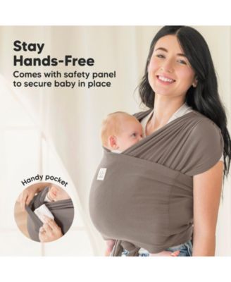 D-Lite Baby Wrap Carrier, Adjustable Baby Carrier, Baby Sling, Newborn, Infant, Toddler 7-44lbs
