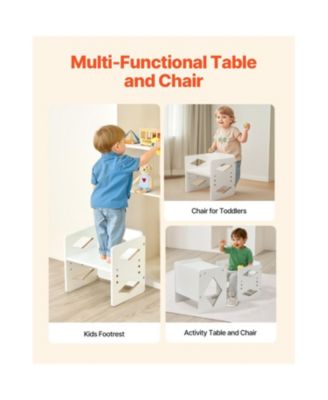 Weaning Table and Chair Set Montessori Kids Activity Table and Chair