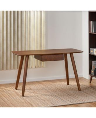 Walnut Desk with Drawer - Modern Home/Office Furniture