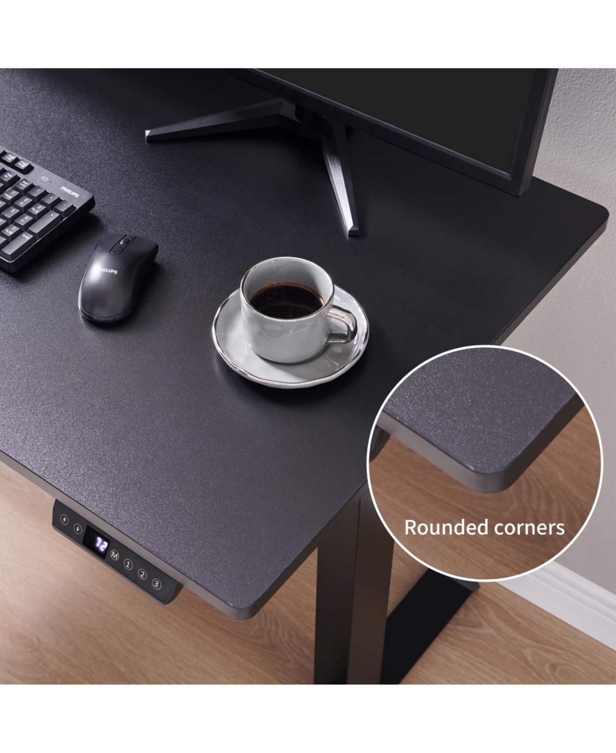 Streamdale Furniture Electric Standing Desk 24x48