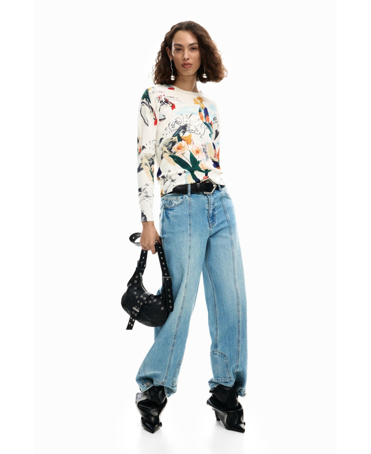 Desigual Women's Bag with embossed studs