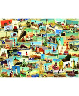 Northern Lighthouses 1000 piece Jigsaw Puzzle for Adults