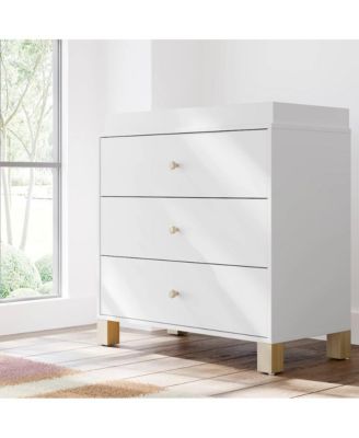 California 3 Drawer Chest With Topper with Driftwood