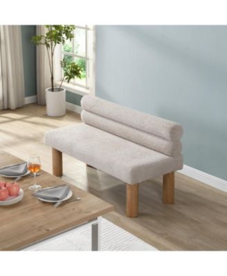 Boucle Ottoman Bench